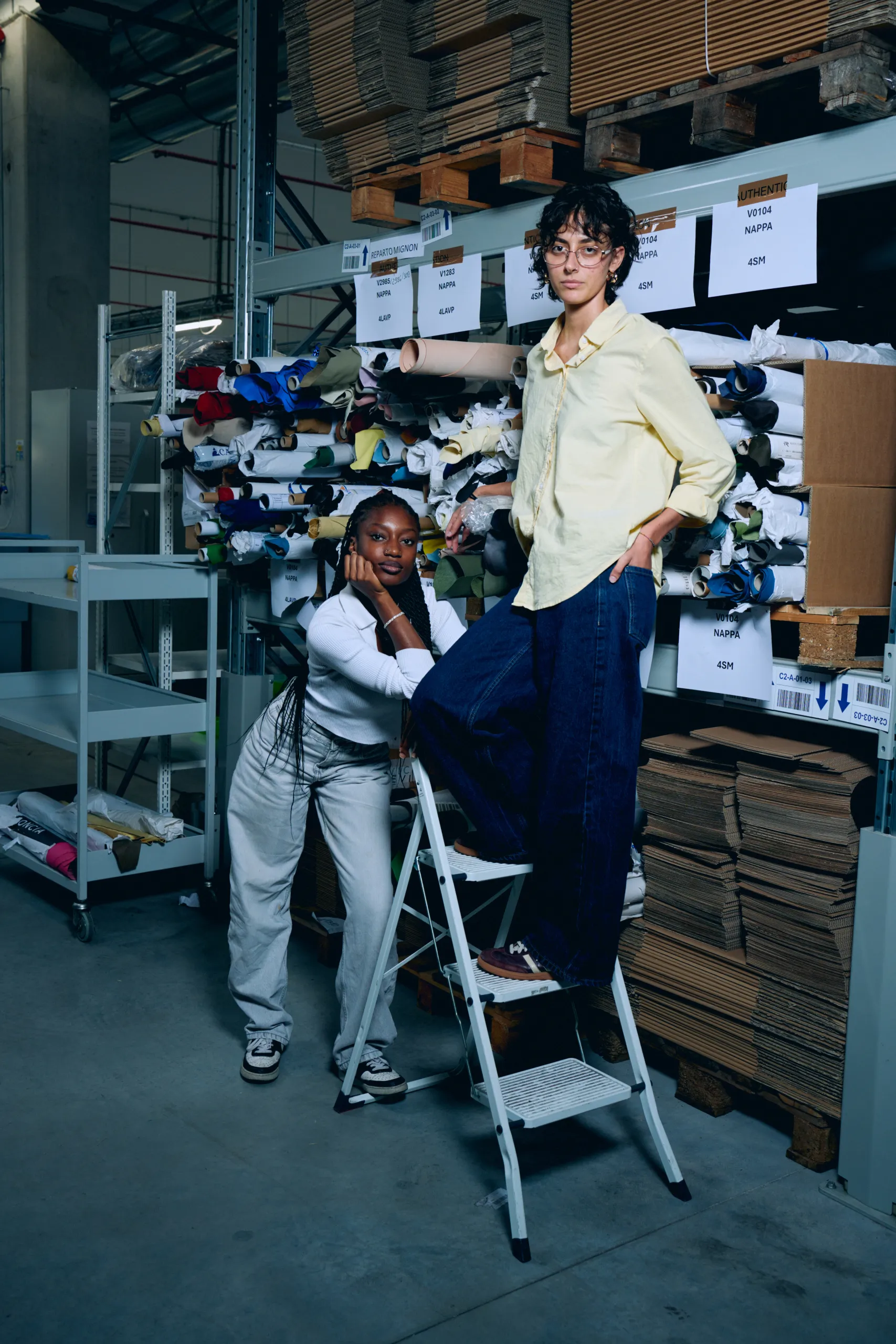Students at work in the workshop